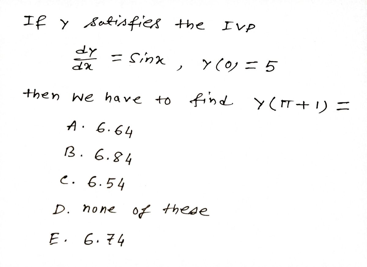 Calculus homework question answer, step 1, image 1