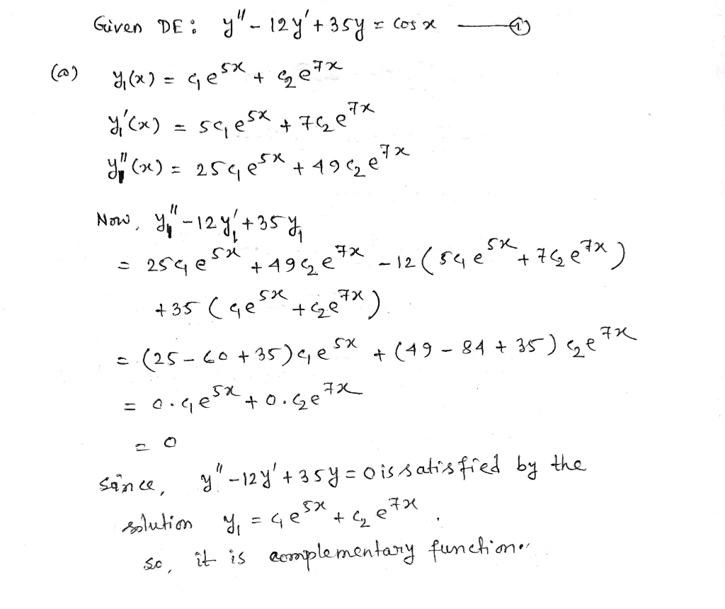 Advanced Math homework question answer, step 1, image 1