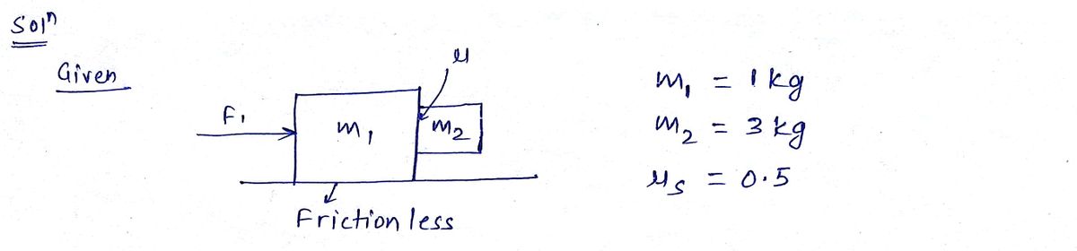 Physics homework question answer, step 1, image 1