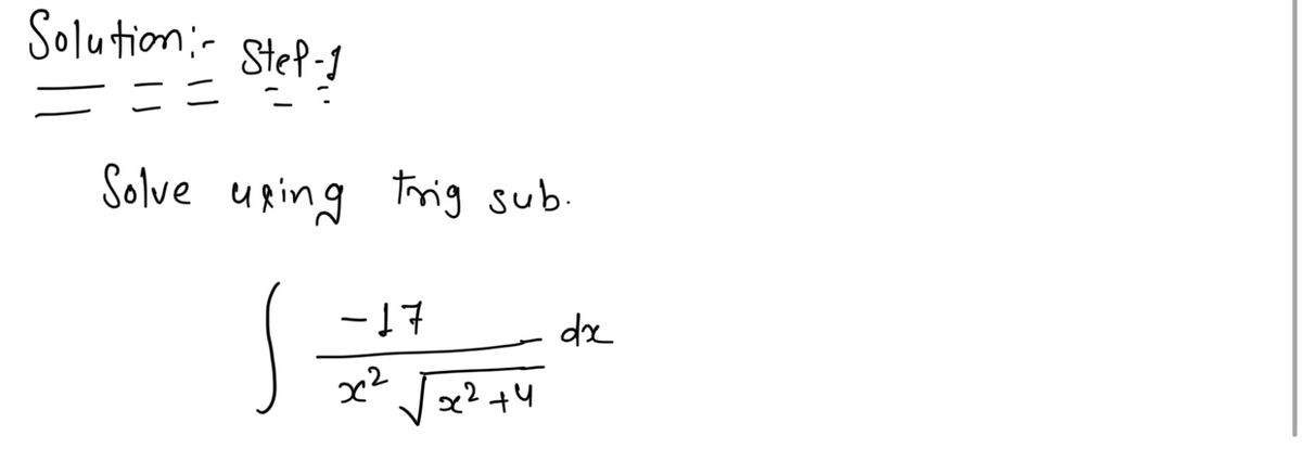 Calculus homework question answer, step 1, image 1