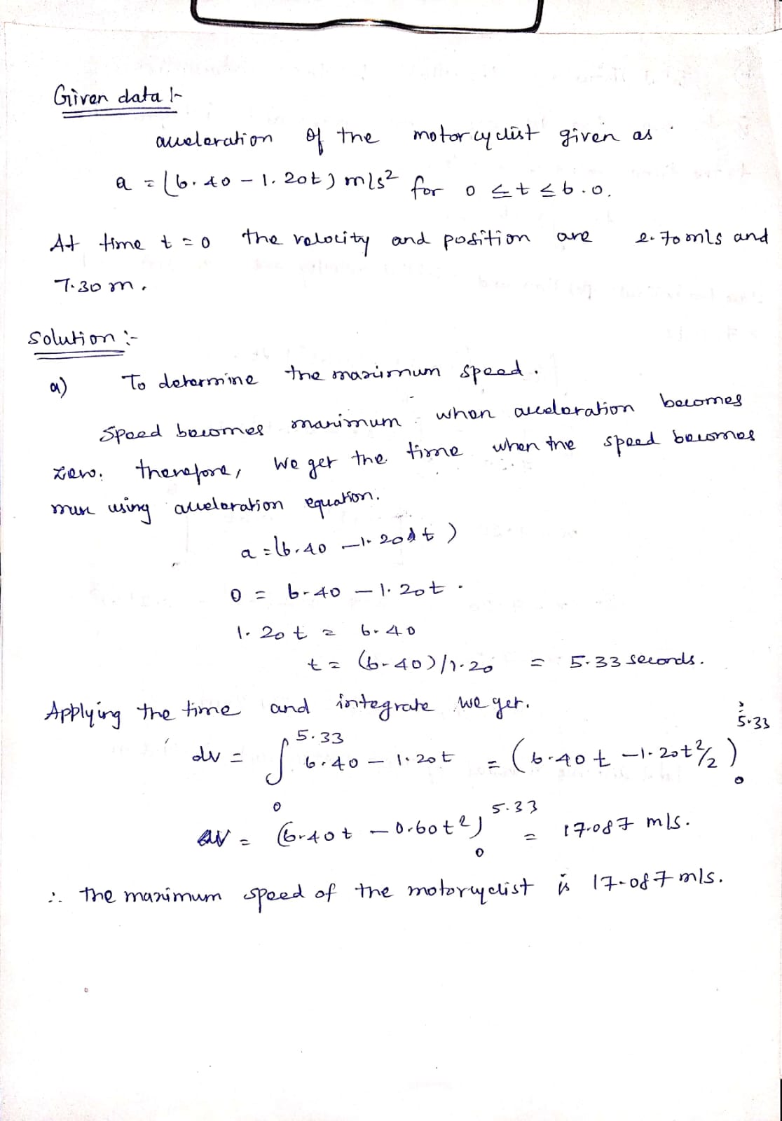 Advanced Physics homework question answer, step 1, image 1