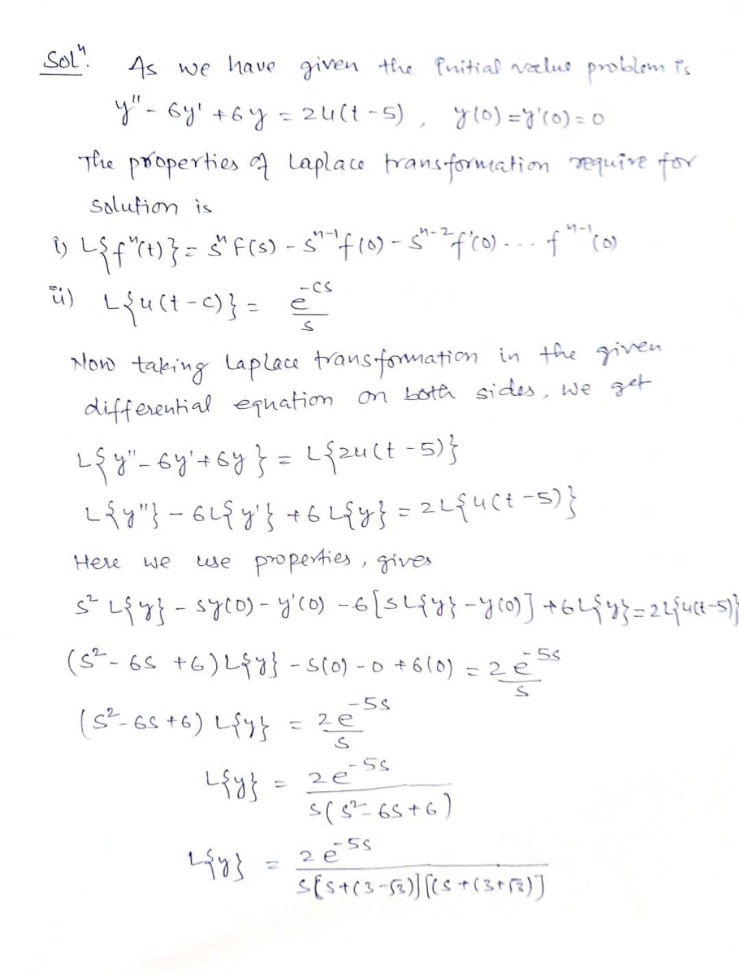 Advanced Math homework question answer, step 1, image 1