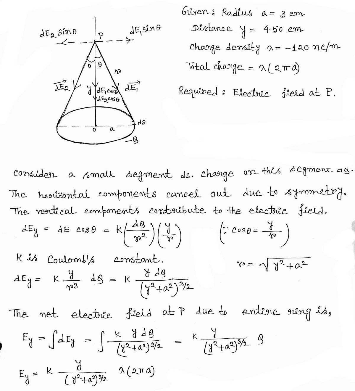 Physics homework question answer, step 1, image 1