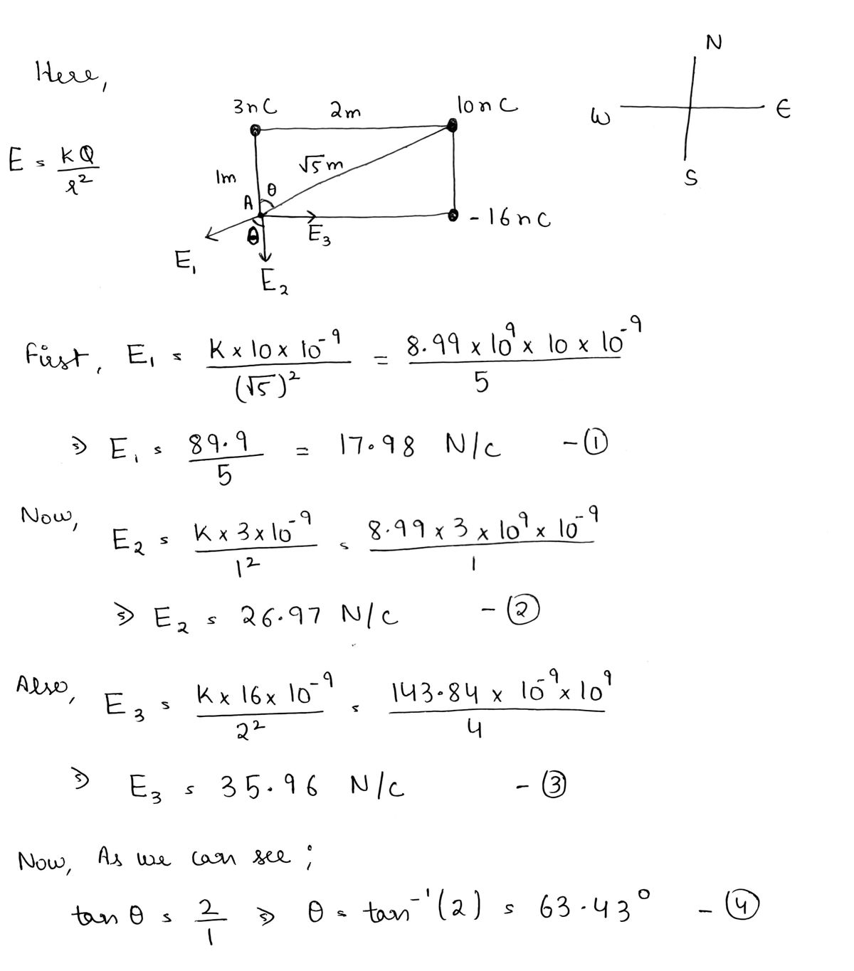 Physics homework question answer, step 1, image 1