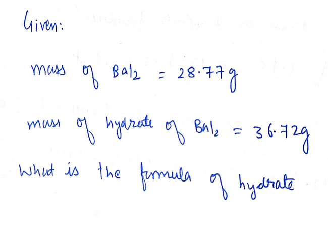 Chemistry homework question answer, step 1, image 1