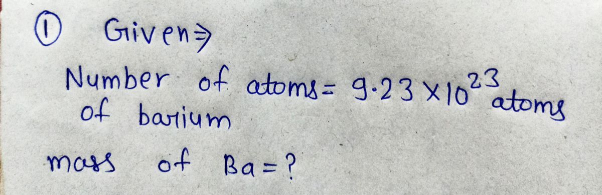 Chemistry homework question answer, step 1, image 1