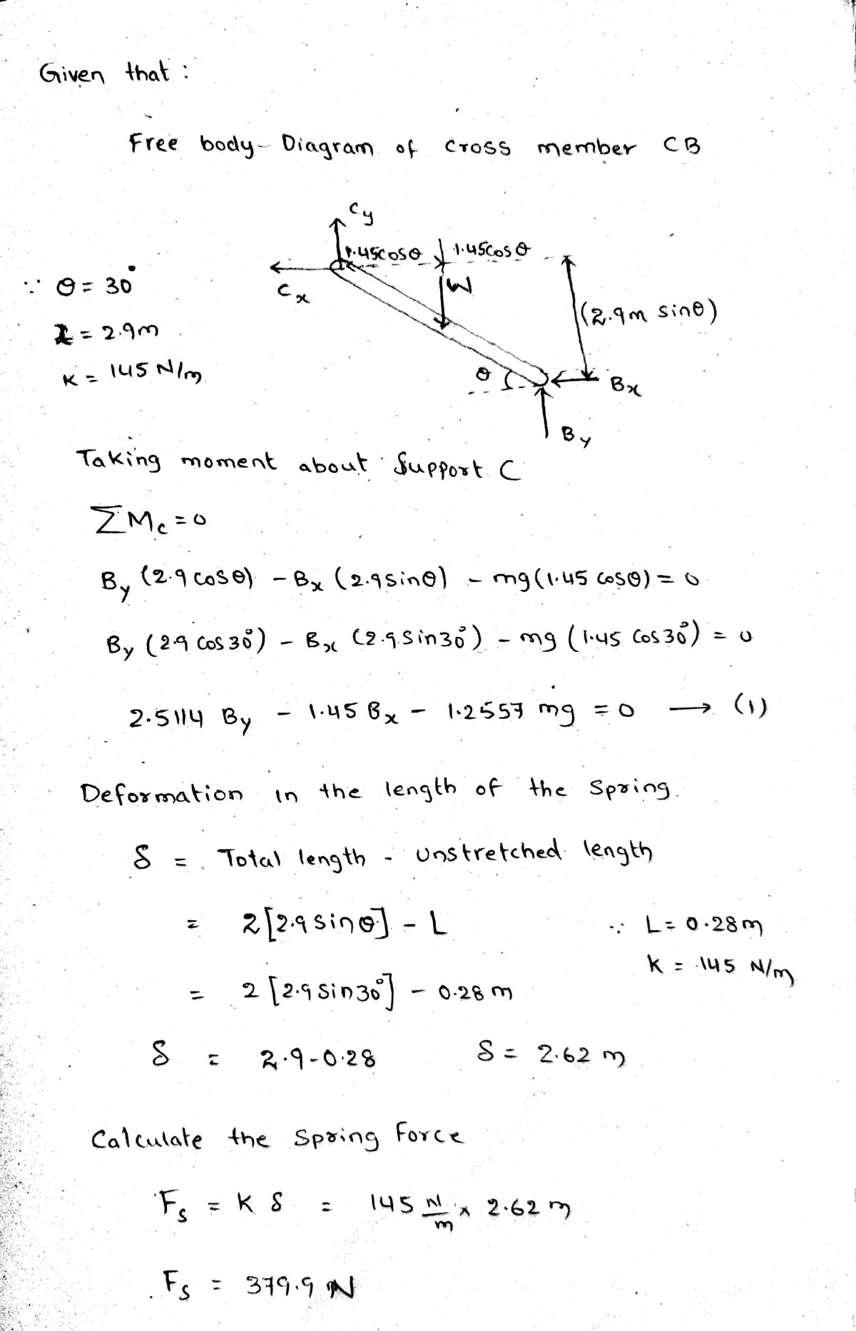 Mechanical Engineering homework question answer, step 1, image 1