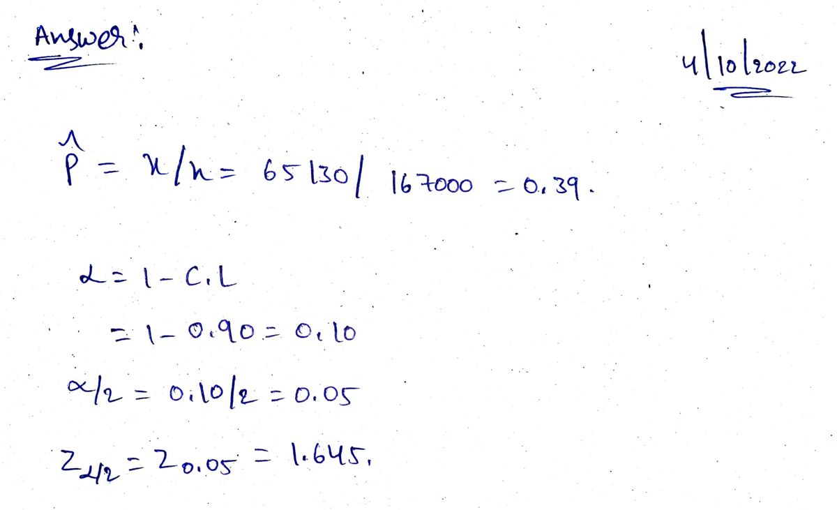 Statistics homework question answer, step 1, image 1