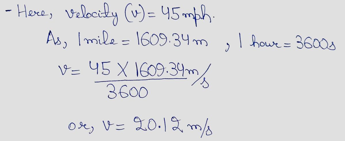 Physics homework question answer, step 1, image 1