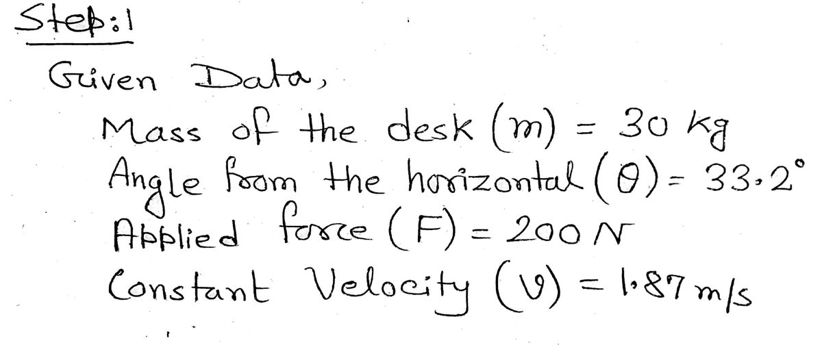 Physics homework question answer, step 1, image 1