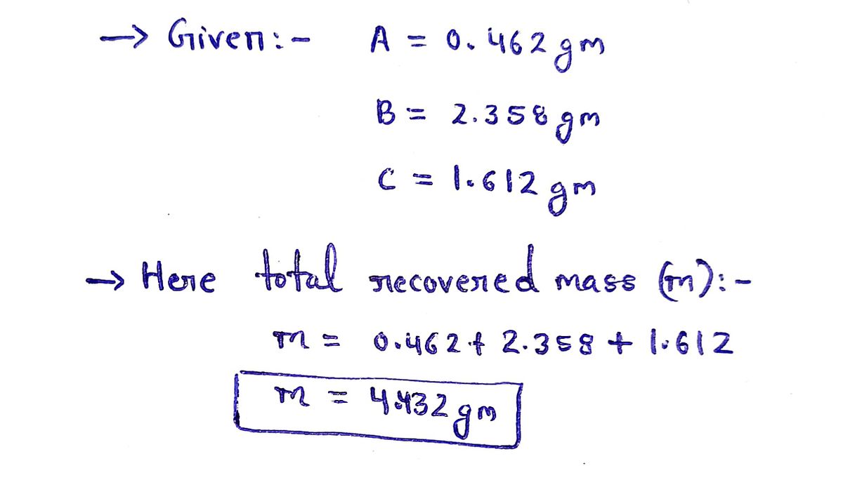 Chemistry homework question answer, step 1, image 1