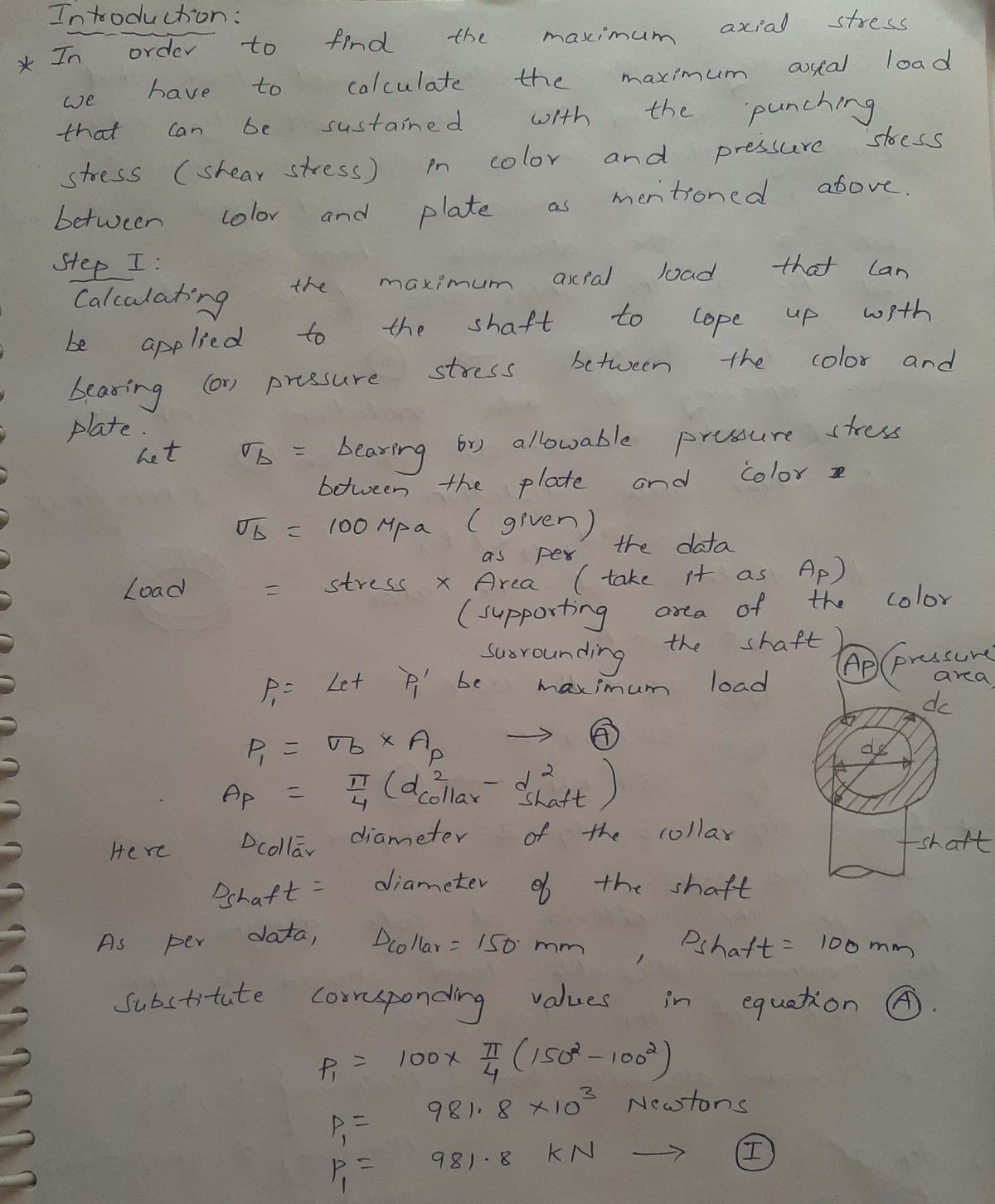 Answered: Calculate The Maximum Axial Stress Of… | Bartleby