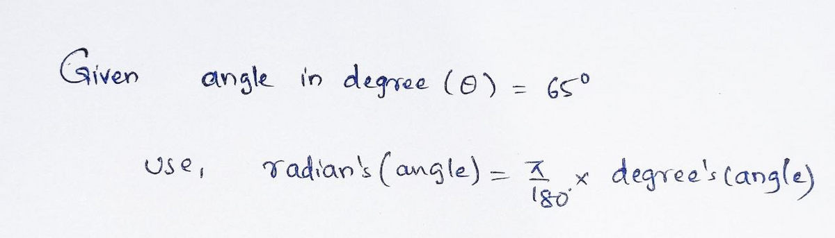 Trigonometry homework question answer, step 1, image 1