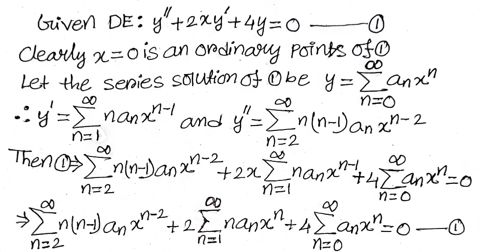 Advanced Math homework question answer, step 1, image 1