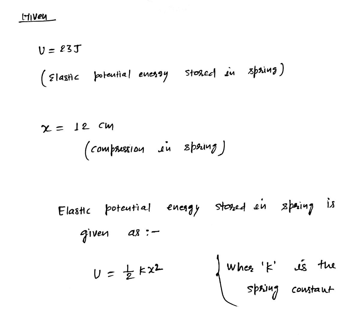 Physics homework question answer, step 1, image 1