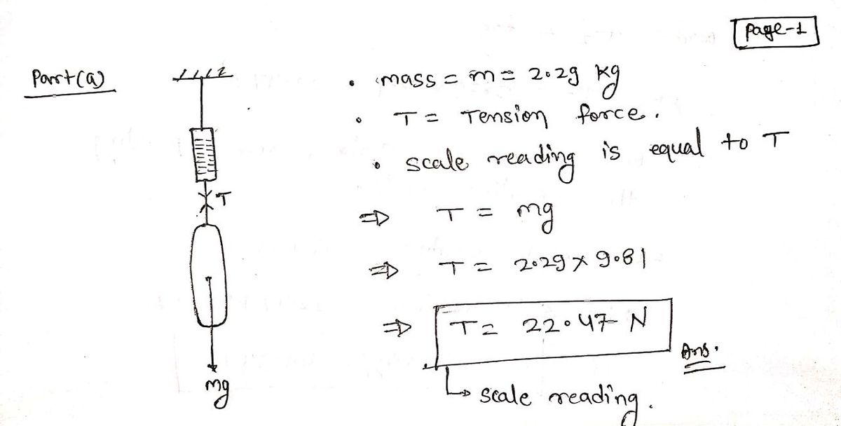 Physics homework question answer, step 1, image 1