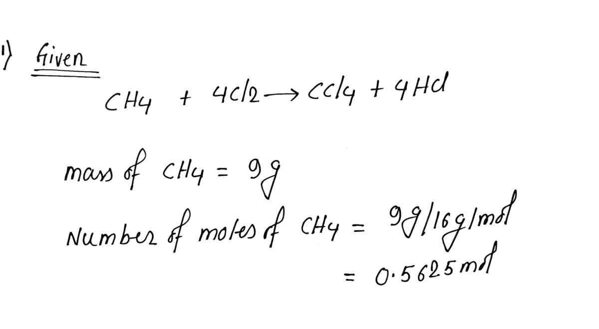 Chemistry homework question answer, step 1, image 1