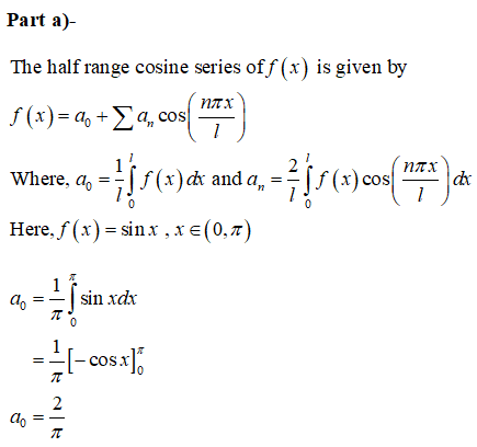 Answered: half-range cosine expansion of f o | bartleby