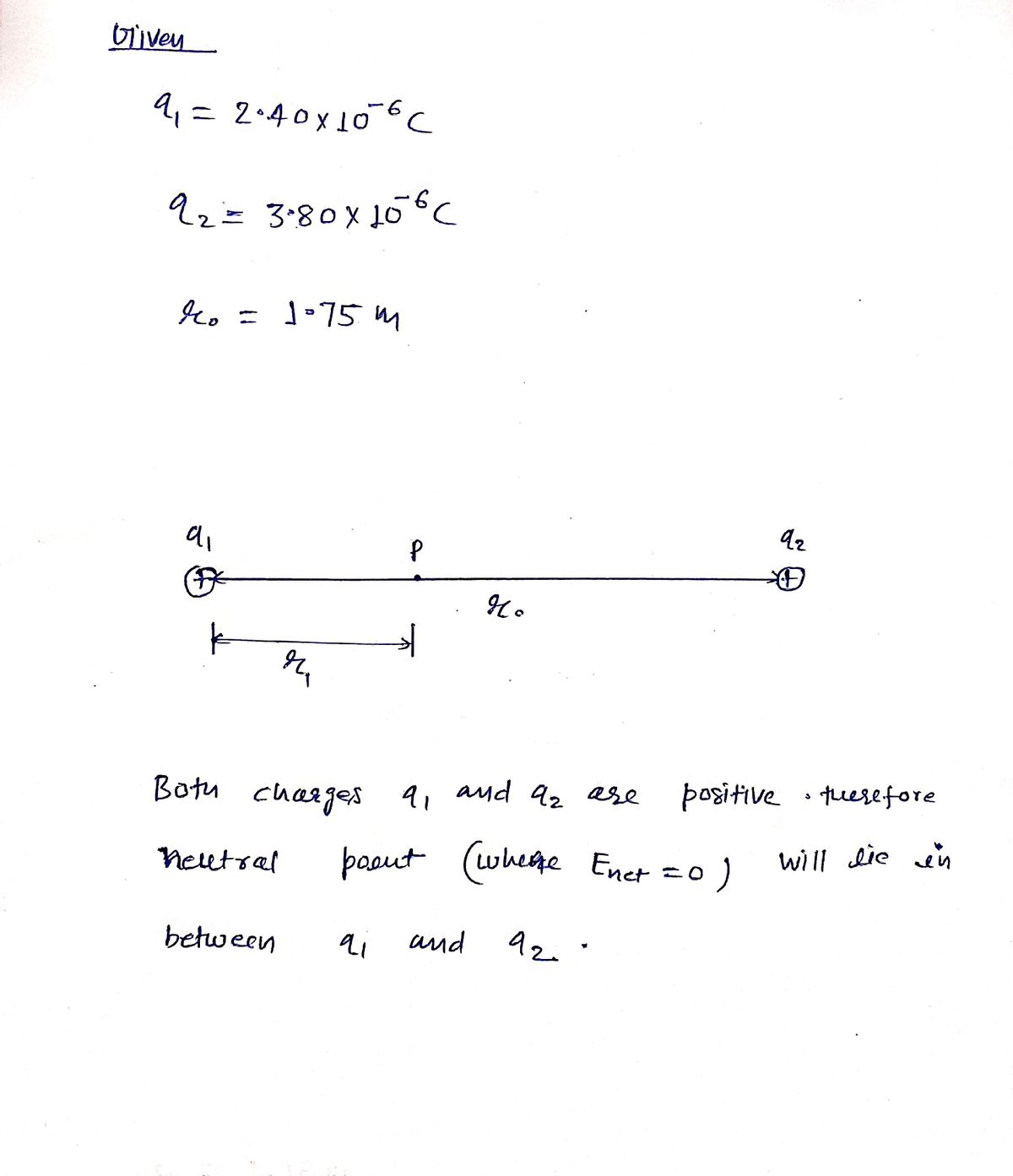 Physics homework question answer, step 1, image 1