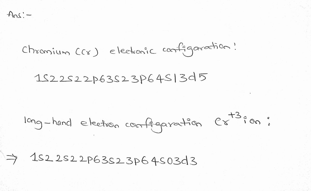 Chemistry homework question answer, step 1, image 1