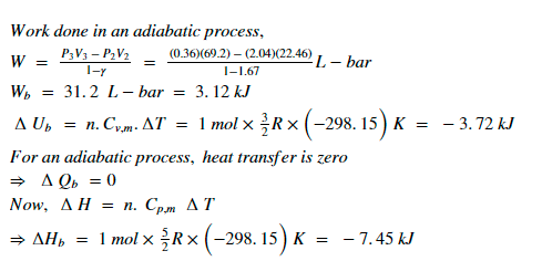 Solved An ideal gas initially at Pi, Vi, and Ti is taken