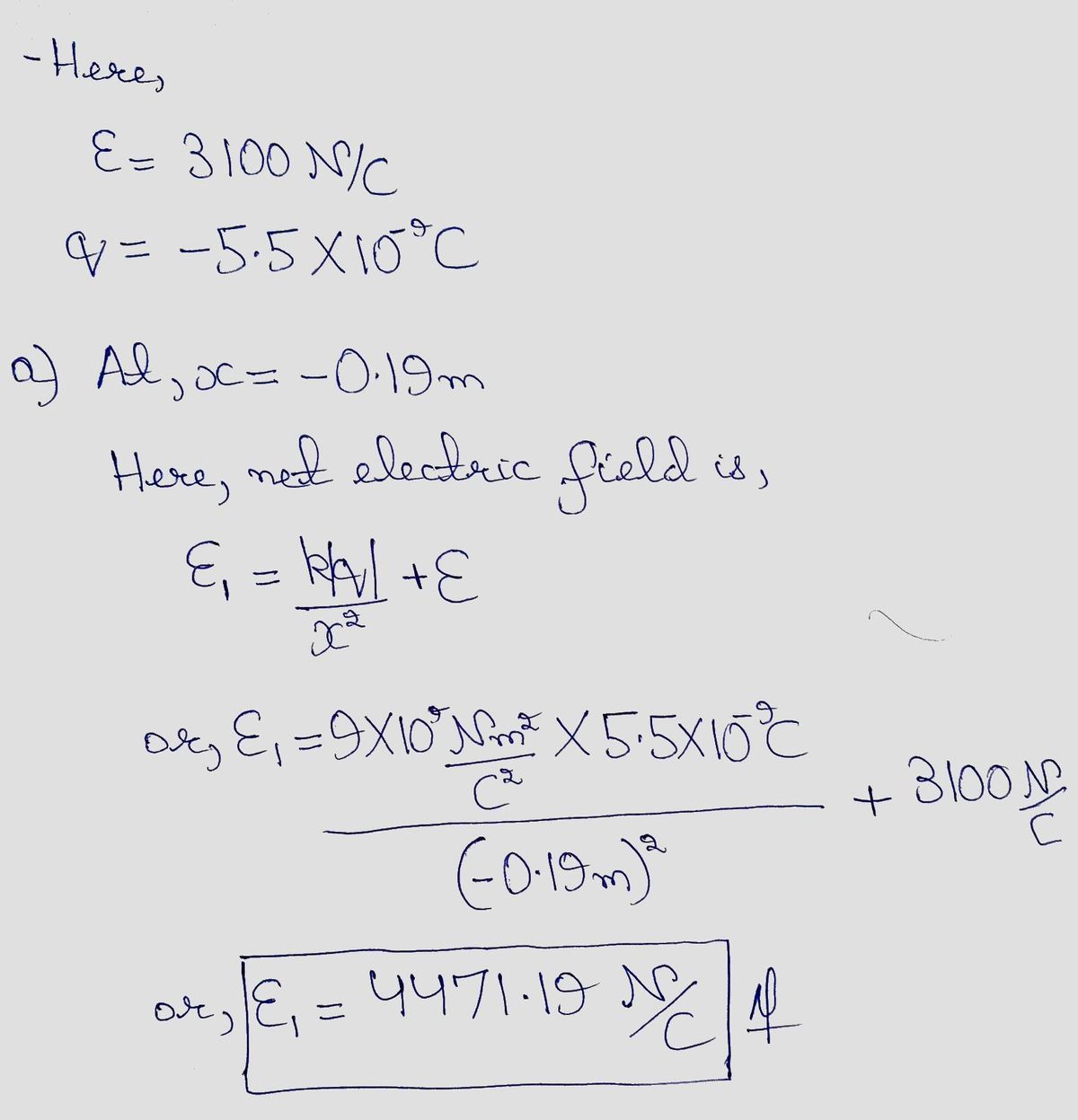 Physics homework question answer, step 1, image 1