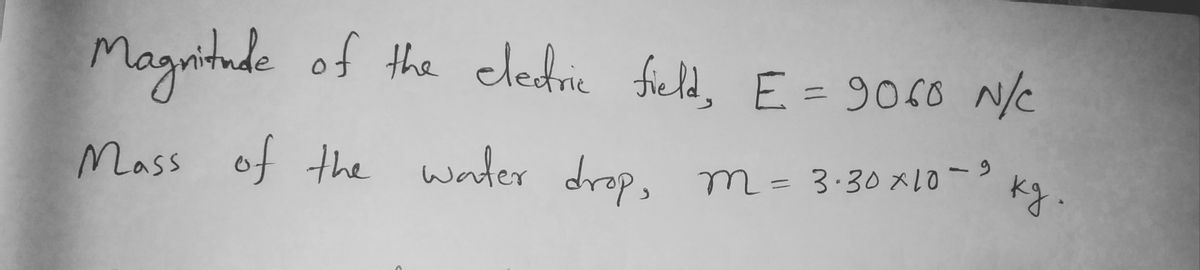 Physics homework question answer, step 1, image 1