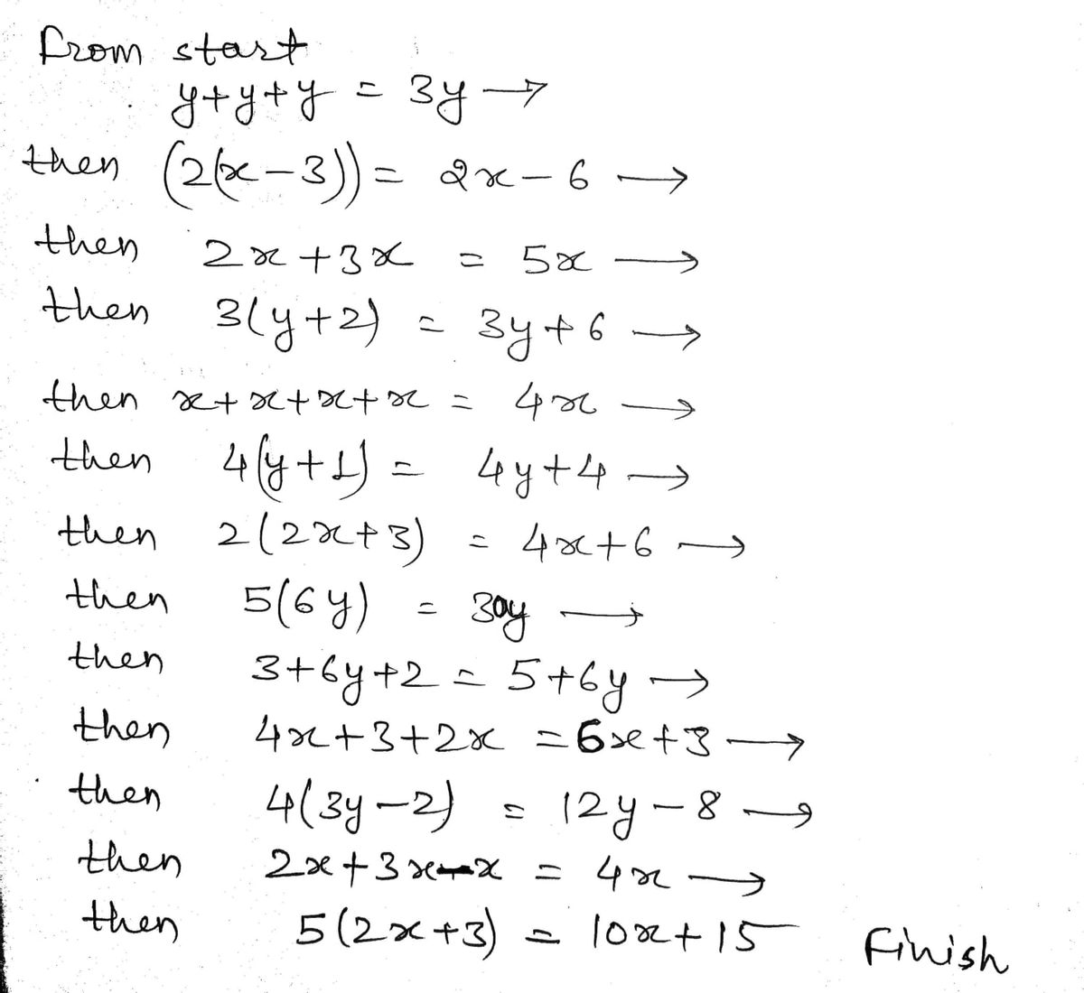 Answered: START EQUIVALENT EXPRESSIONS MAZE y + y… | bartleby