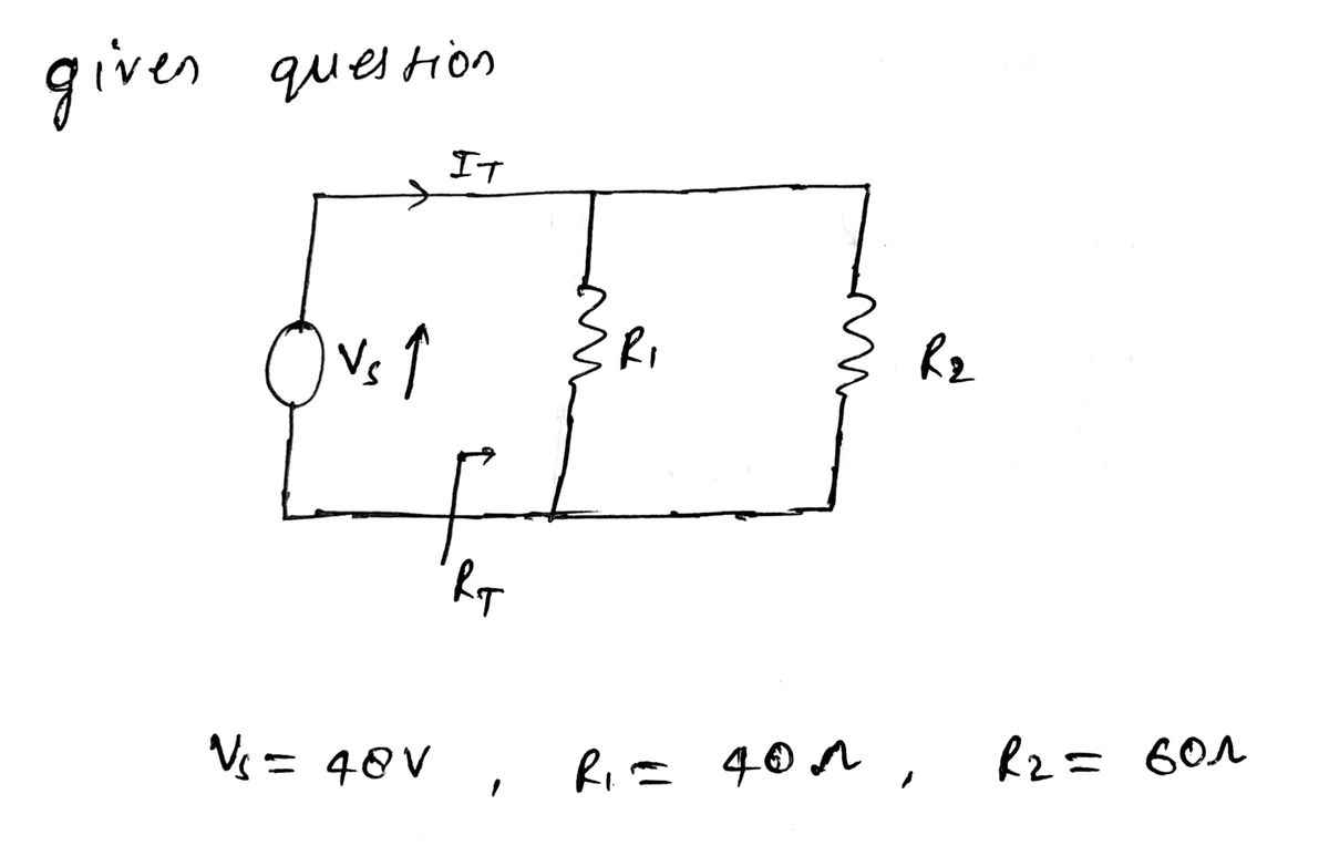 Electrical Engineering homework question answer, step 1, image 1