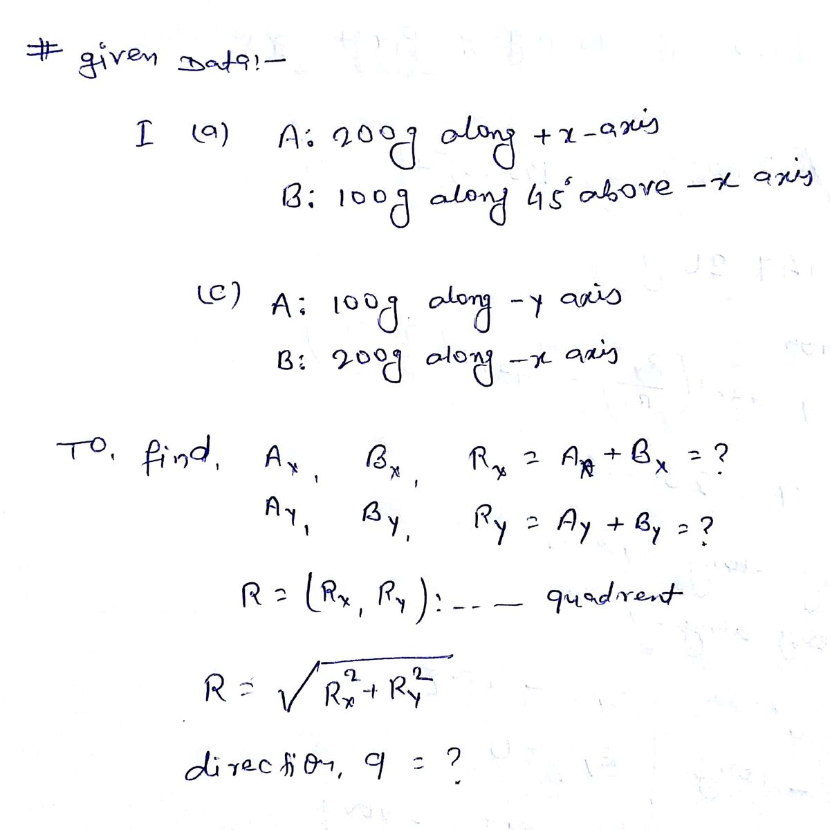 Physics homework question answer, step 1, image 1