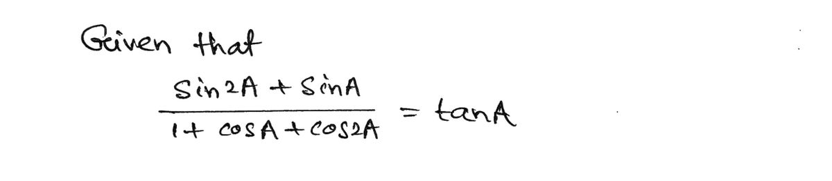 Trigonometry homework question answer, step 1, image 1