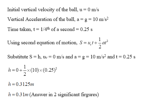 Answered: A stone is thrown horizontally from the… | bartleby