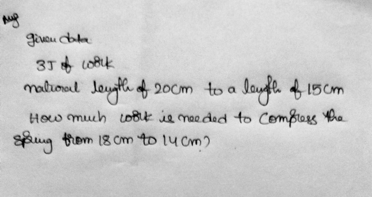 Physics homework question answer, step 1, image 1