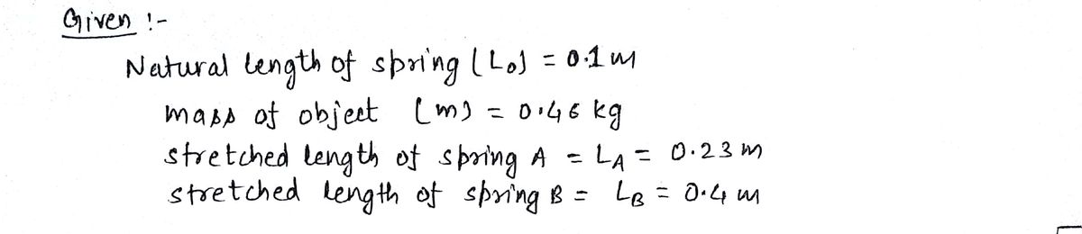 Physics homework question answer, step 1, image 1