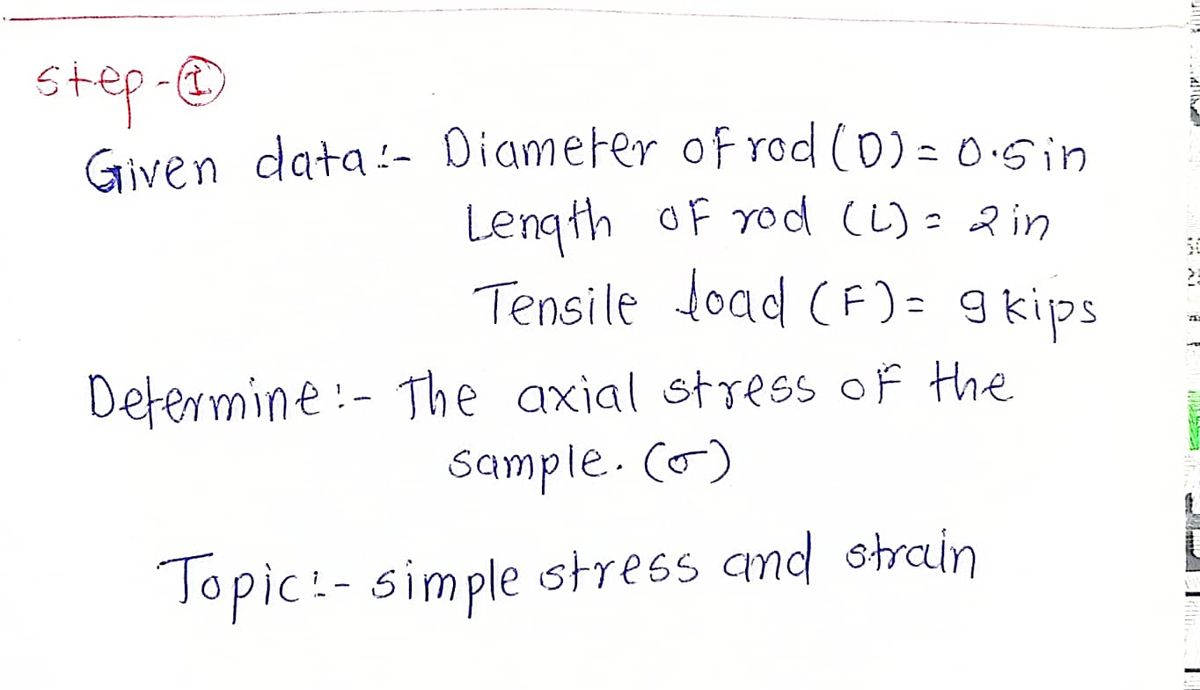 Mechanical Engineering homework question answer, step 1, image 1