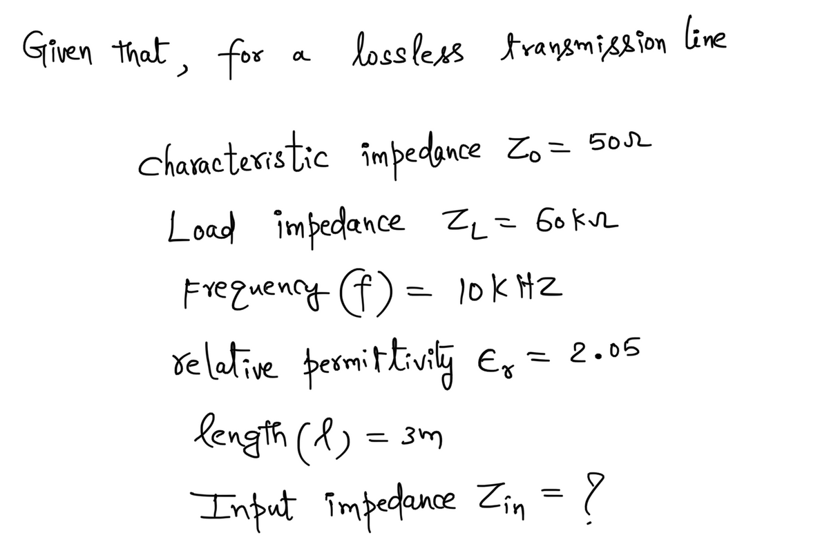 Electrical Engineering homework question answer, step 1, image 1