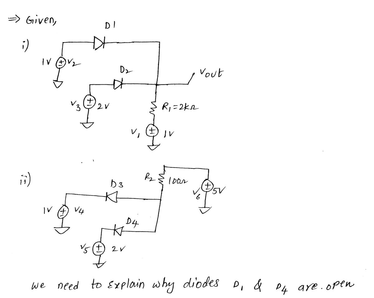 Electrical Engineering homework question answer, step 1, image 1