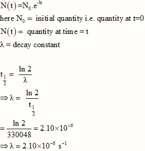 Answered: The half-life of 222Rn is 3.82 days.… | bartleby