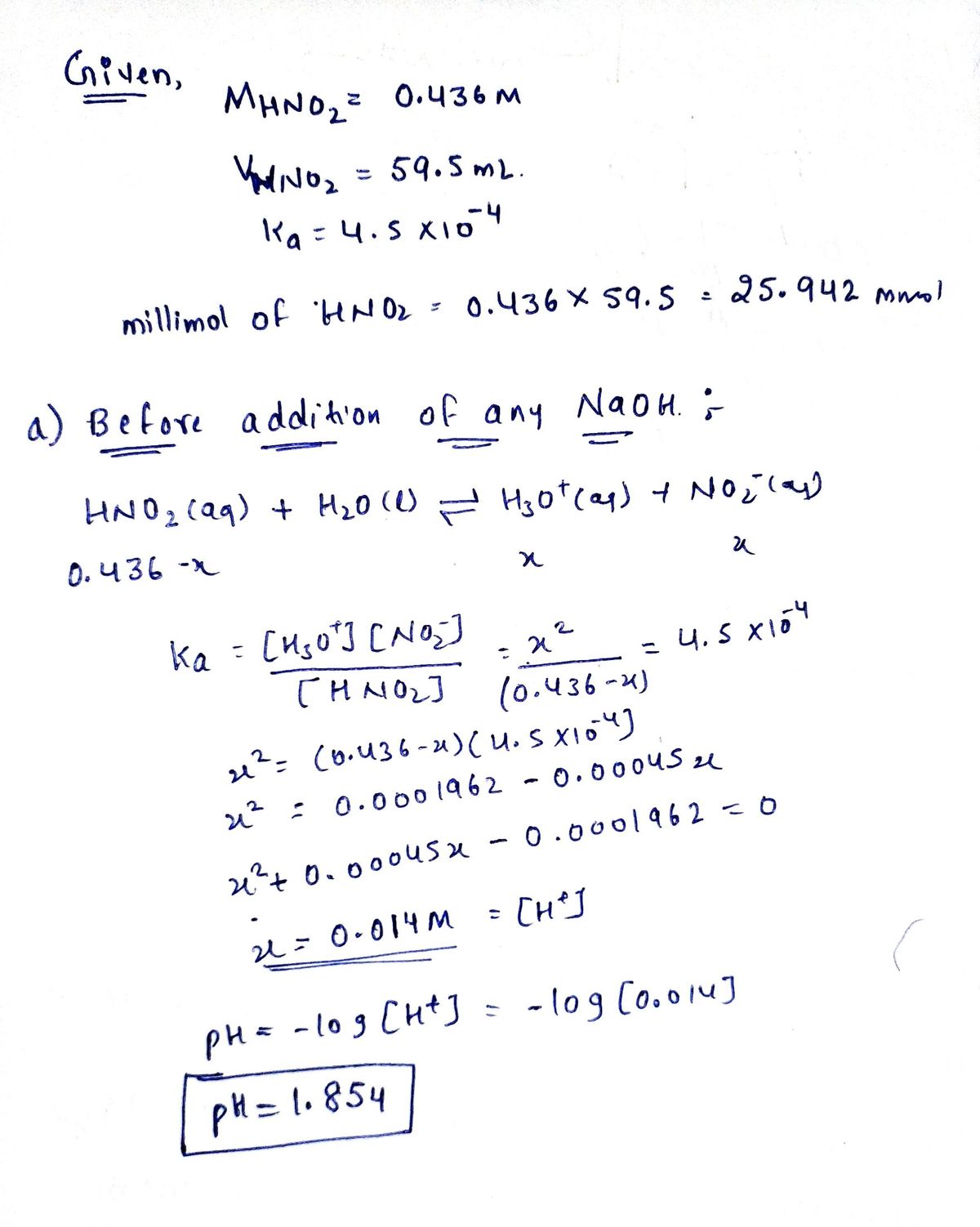 Chemistry homework question answer, step 1, image 1