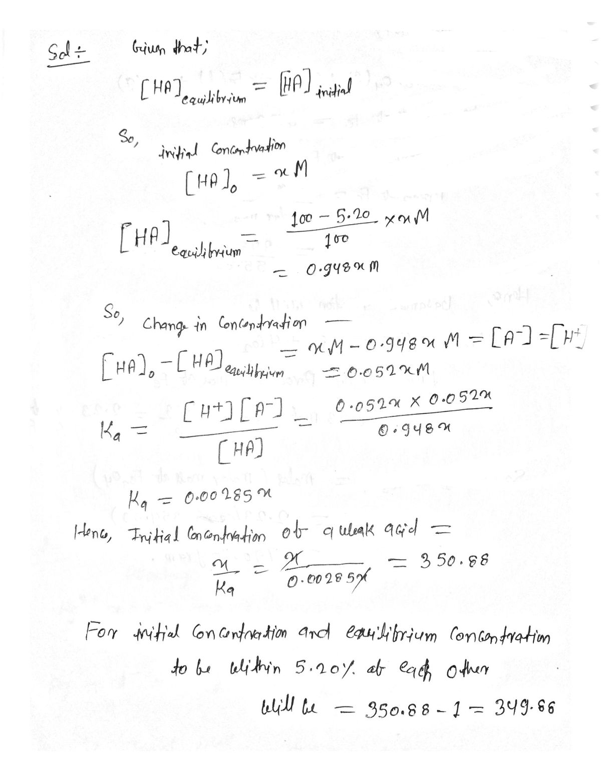 Chemistry homework question answer, step 1, image 1