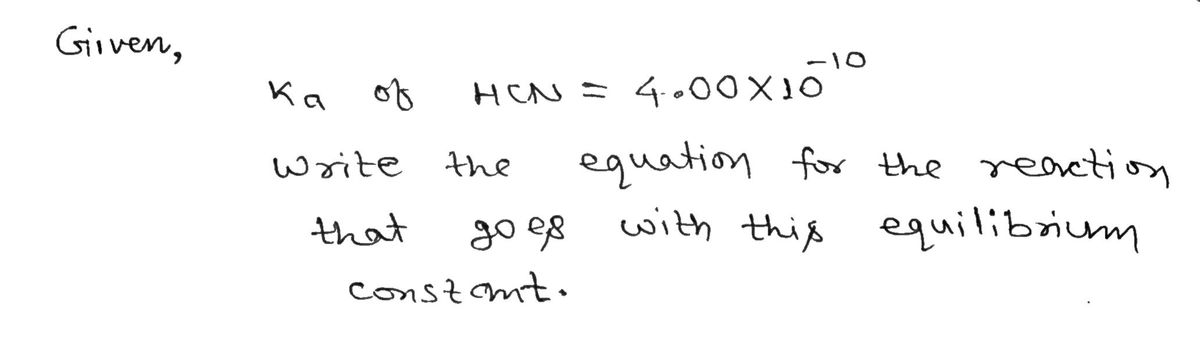 Chemistry homework question answer, step 1, image 1