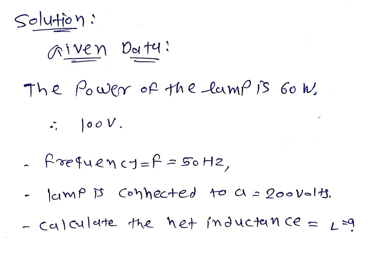 Electrical Engineering homework question answer, step 1, image 1