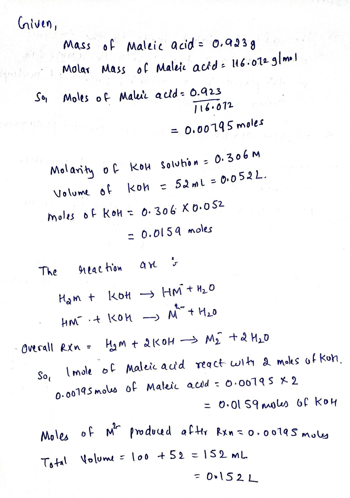 Chemistry homework question answer, step 1, image 1