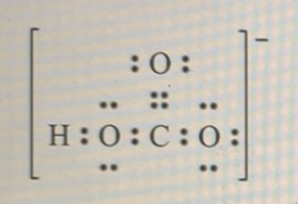 lewis structure for hco3