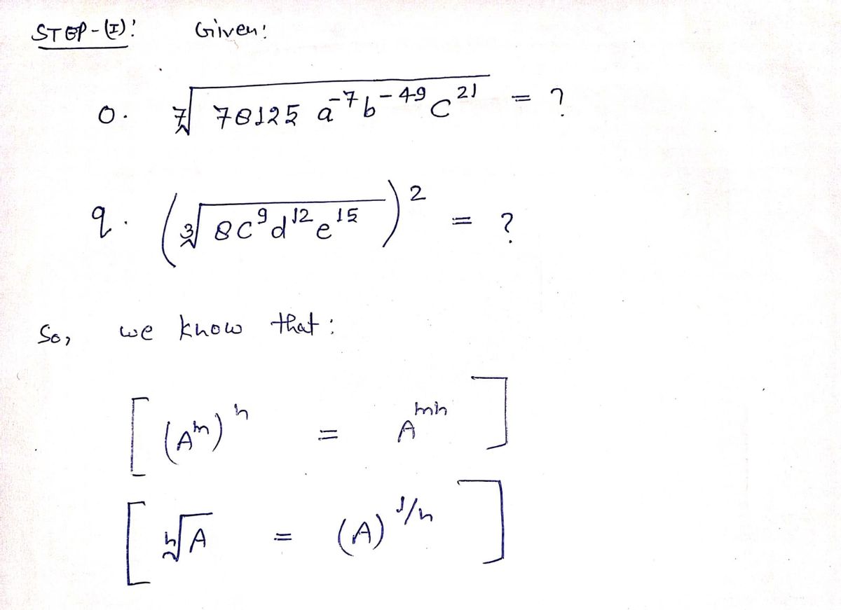 Algebra homework question answer, step 1, image 1