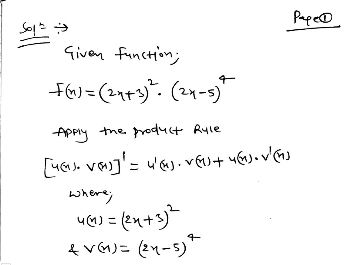 Calculus homework question answer, step 1, image 1