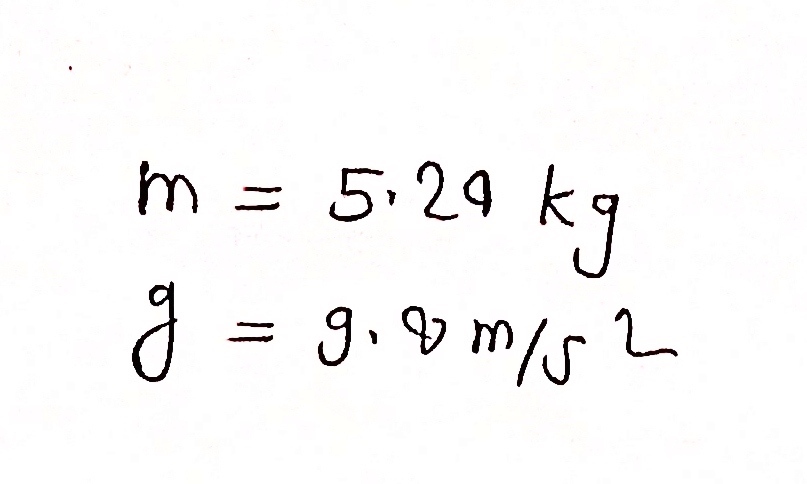 Physics homework question answer, step 1, image 1