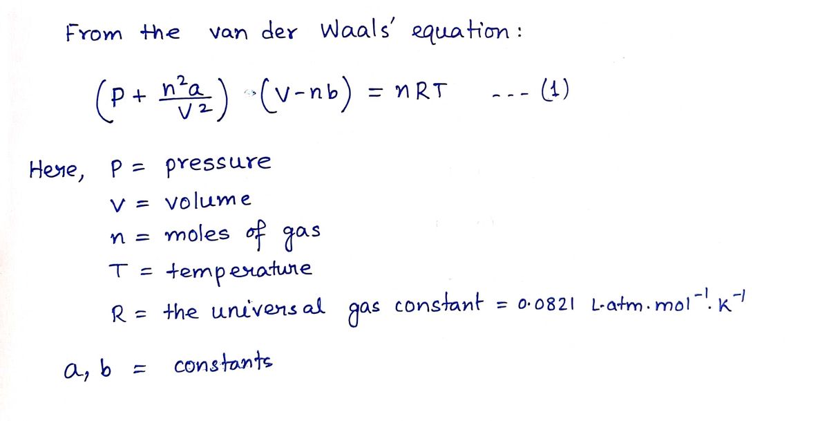 Chemistry homework question answer, step 1, image 1