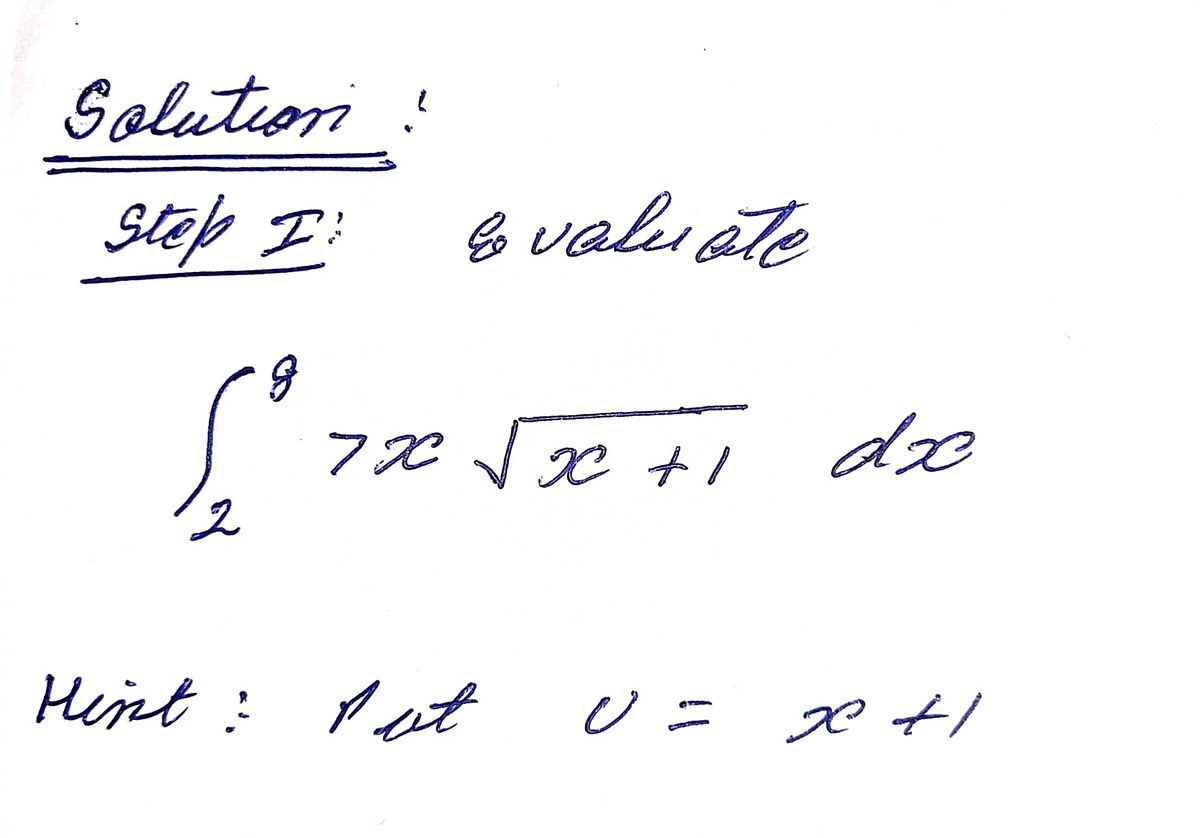 Calculus homework question answer, step 1, image 1