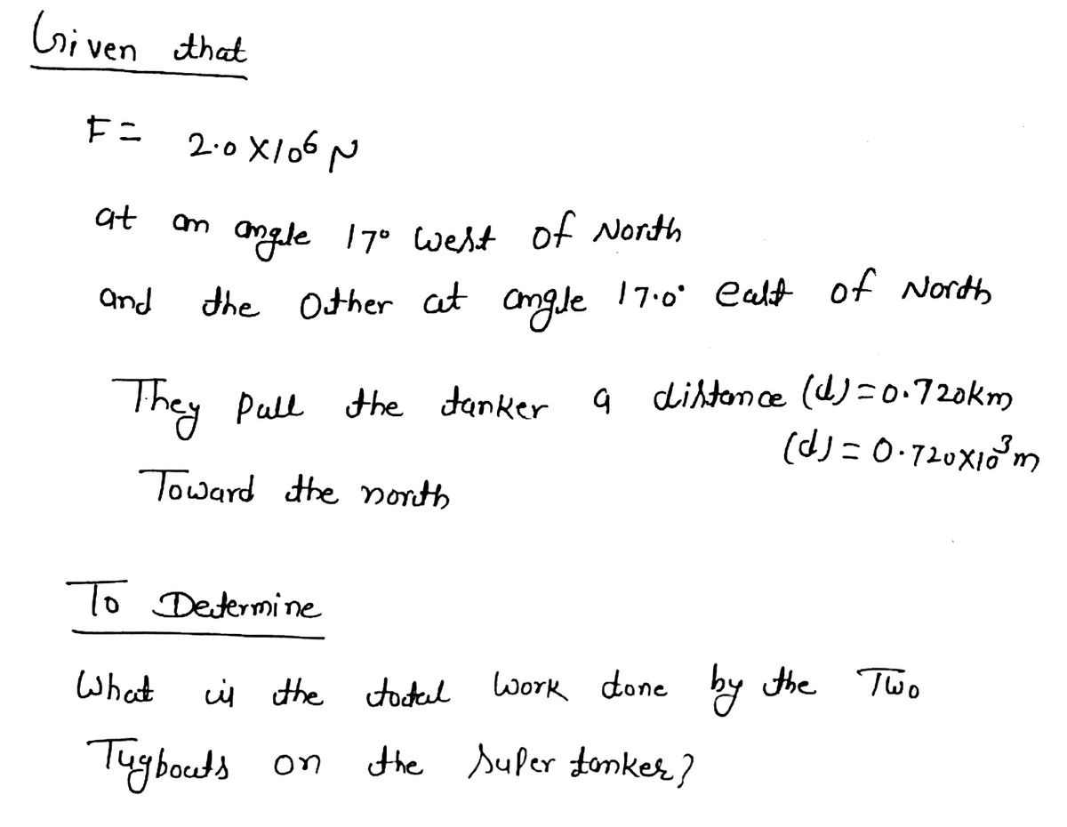 Physics homework question answer, step 1, image 1